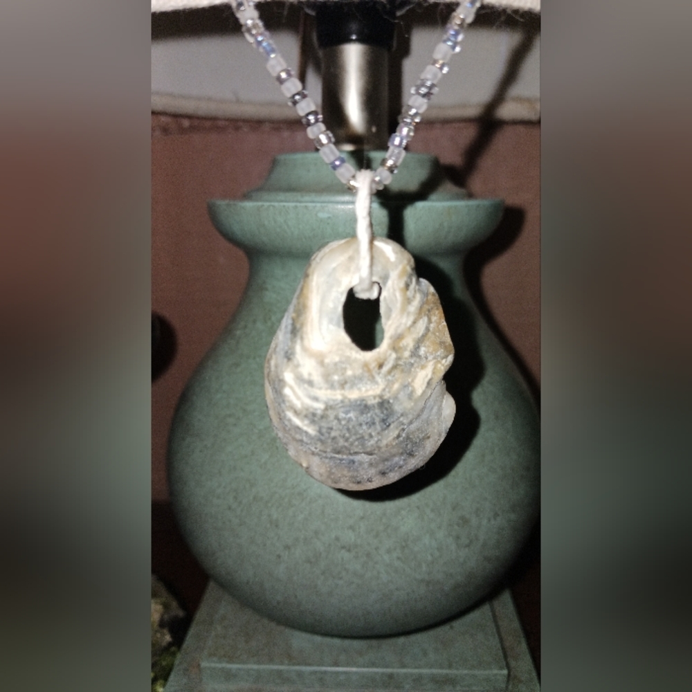 Cloudy Morning - Handmade Necklace - Seashell Collection